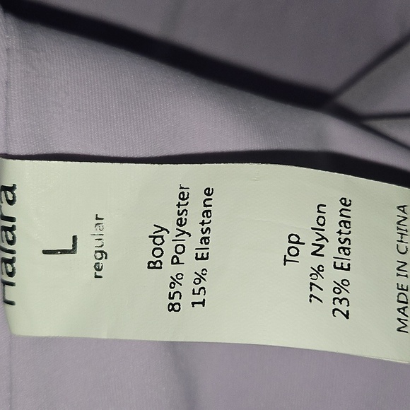 Halara Breezeful Backless Side Invisible Zipper Pocket Wide Leg Sz Large - Picture 5 of 14